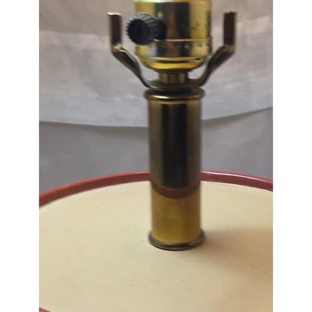 VTG Handmade 1940s Drum Lamp Great Seal of America Tested‎ Working
